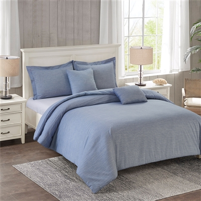 This unique ruffled eyelash texture is woven to keep your comforter fluffy and lofty while adding a soft, alluring appeal to your bed.