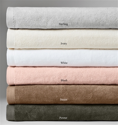 Take comfort in the luxurious feel of Canedo towels: its subtle diamond-weave velour is backed with absorbent terrycloth to swaddle you in styleâ€”morning, noon, or night.
SFERRA uses a revolutionary dyeing technique that preserves color after washing
