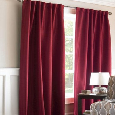 Keep out excess light with Energex Curtain Panels. These self lined blackout panels will let you sleep peacefully at any time of day or night. These elegant silky panels fall beautifully when hung do to the special constuction that eliminates the need