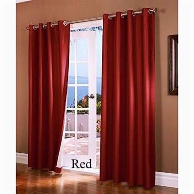 Horizon Faux Silk Insulated Curtain Panels - Add a luxurious formal look to your room with these faux silk insulated curtains.
At the same time you will save money on heating and cooling costs Keep out drafts in the winter and heat in the summer