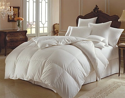 So soft, so light, so plush and the most luxurious white goose down comforter that we offer. Baffled box construction allows for maximum loft and minimum movement of the fill. Lyocell cover is the softest, lightest and most luxurious natural fiber