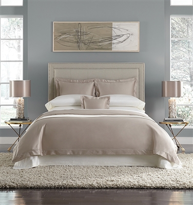There is nothing in the world as satisfying as a good night's sleep - guaranteed on these stunningly smooth, simply delightful 100% Egyptian cotton sateen sheets. Finished with the SFERRA classic hemstitch treatment, these sheets will complement any