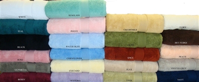 Espalma has combined the latest technology using zero twist yarns and 100% combed cotton to produce this high quality towel. The zero twist yarns wick moisture away. These luxurious over-sized towels are available in 22 colors