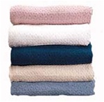 Woven lightweight blanket, 100% cotton, machine washable