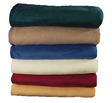 cotton/ acrylic fleece blanket