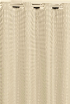 Carnation Home Fashions Pre Hookedâ„¢ Waffle Weave Shower Curtain
Pre Hookedâ„¢ waffle weave fabric shower curtain with snap out fabric liner and built in hooks adds style and functionality to the modern bathroom. Using patented technology,