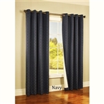 Add a luxurious formal look to your room with these tone on tone woven jacquard insulated blackout curtains.
At the same time you will save money on heating and cooling costs.