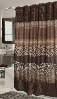 Felina Faux Fur Shower Curtain