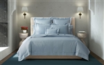 Matouk Nocturne - The most luxurious 600 thread count Egyptian cotton sateen sheeting embellished with a self 1" flat sateen tape.  Available in 21 decorator colors in sheets, duvet covers and shams.