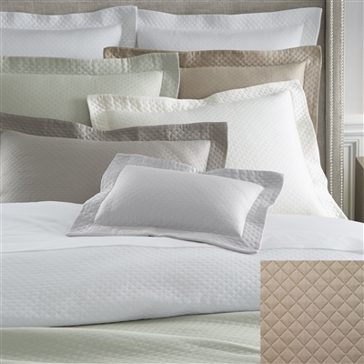 Bari- timeless classic that is enjoying a modern renaissance, the clean-lined simplicity of this Egyptian cotton diamond piquÃ© cover complements almost any style. It has a substantial weight, lustrous sheen and soft finish, and is Sanforized