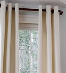 The Barricade Adjustable Curtain Rod has a wrap-around design that helps block side drafts. This unique curtain rod allows insulated curtains to wrap around to the wall, blocking side light and drafts, helping to save energy and provide more privacy.