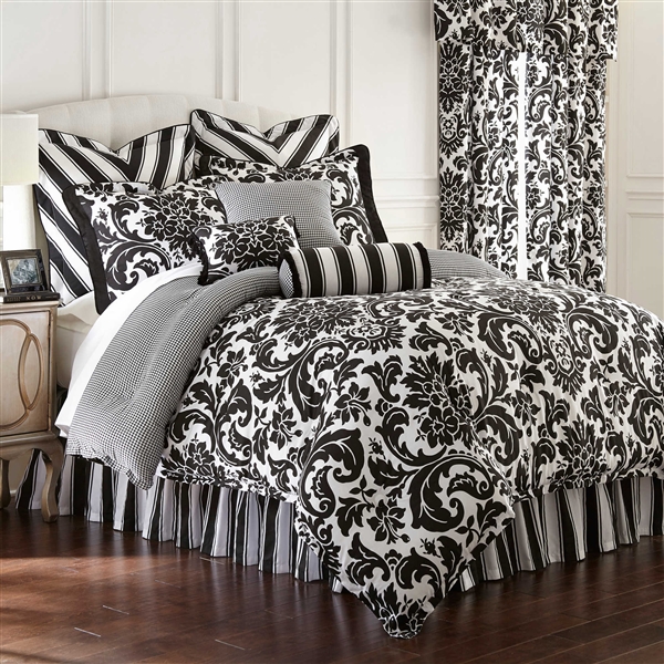 Andency Black Floral Comforter King (104x90Inch), Pieces(1 Rose Comforter  and Pillowcases), Rose Flowers Plant Botanical Comforter Set, So並行輸入  シーツ、カバー