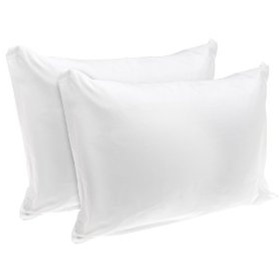 Protect your pillows with our 100% cotton pillow protectors. Keeps pillows fresh and stain free. Feather and Down proof.
