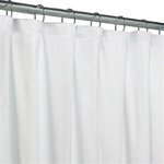 Hotel Quality Use As A Shower Curtain Or Liner Naturally Water Repellent Fabric With Reinforced Grommet Top, Weighted Bottom Hems 100% Polyester. 72",78",84", 96" long, Machine Washable